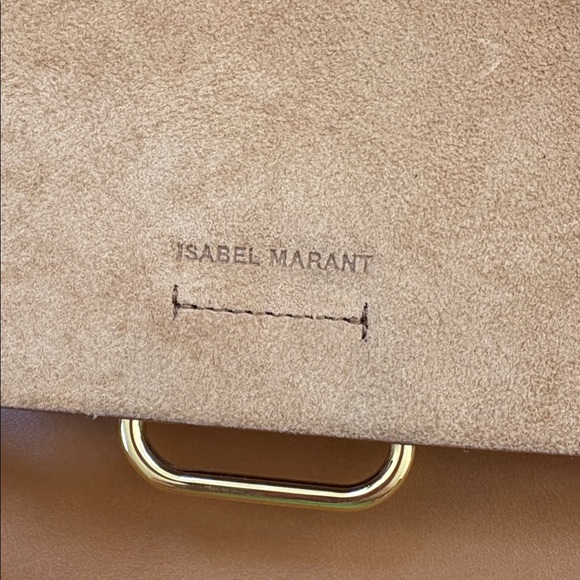 Isabel Marant Asli Leather and Suede Crossbody Bag. - Picture 6 of 12